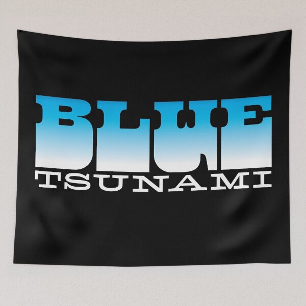 Item preview, BLUE Tsunami designed and sold by BANDOFSCRIBBLE Hollywood.