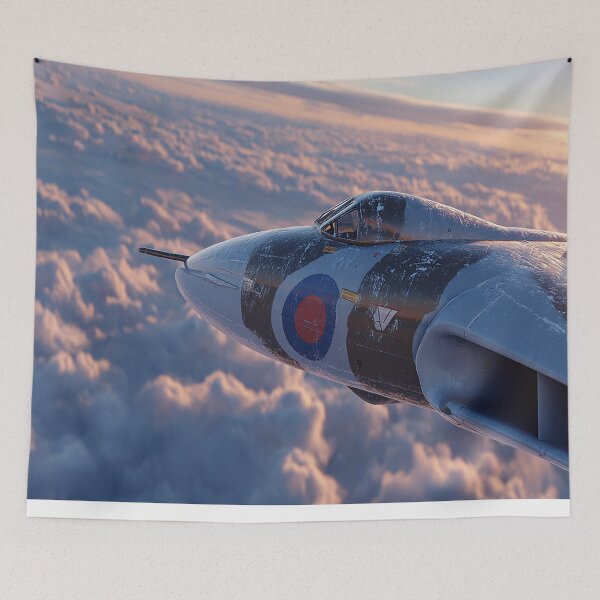Item preview, RAF Vulcan On a Tactical Sortie on Approach to Base designed and sold by Skyframe Aviation.