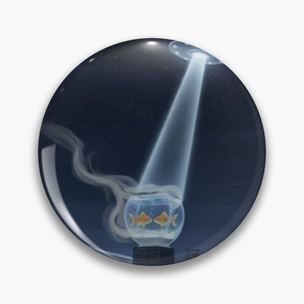 Item preview, Alien abductions - fish? designed and sold by GiftiqueNook.