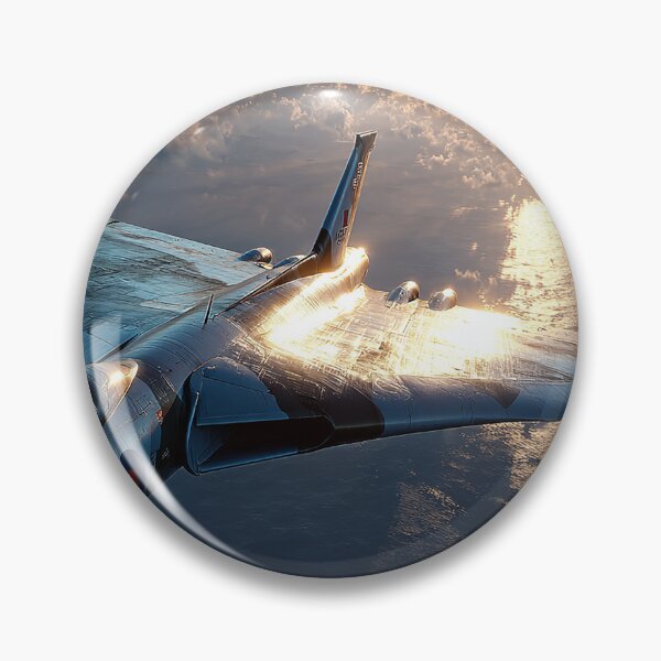 Item preview, The Vulcan Bomber In Flight in Stealthy Silence designed and sold by Skyframe Aviation.