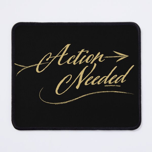 Item preview, Action Needed Cursive g designed and sold by Michael Cotto.