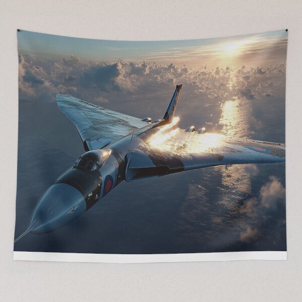 Item preview, The Vulcan Bomber In Flight in Stealthy Silence designed and sold by Skyframe Aviation.