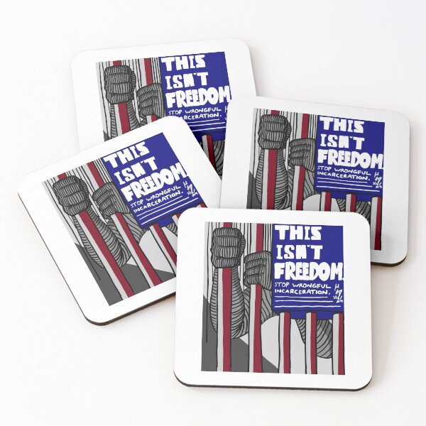 Item preview, This Isn't Freedom. Stop Wrongful Incarceration. designed and sold by JaredsArtPrints.