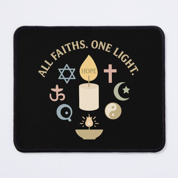 Item preview, All Faiths One Light – Interfaith Unity, Peace, and Hope Candle Design designed and sold by AddictiveDesign.