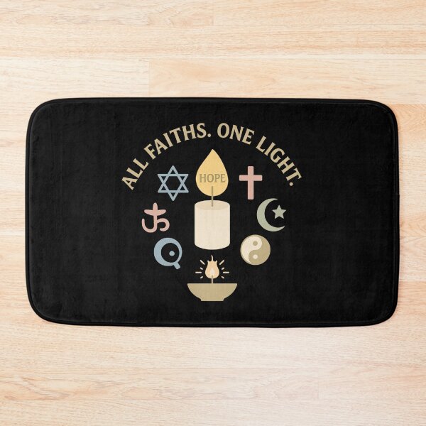 Item preview, All Faiths One Light – Interfaith Unity, Peace, and Hope Candle Design designed and sold by AddictiveDesign.