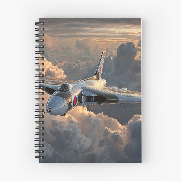 Item preview, British Vulcan At Sunset with Contrails Behind designed and sold by Skyframe Aviation.