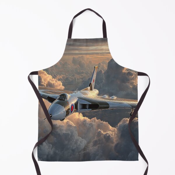 Item preview, British Vulcan At Sunset with Contrails Behind designed and sold by Skyframe Aviation.
