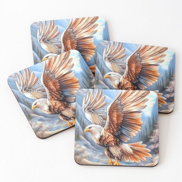 Item preview, Majestic Eagle in Mountain Landscape designed and sold by PetsArt.