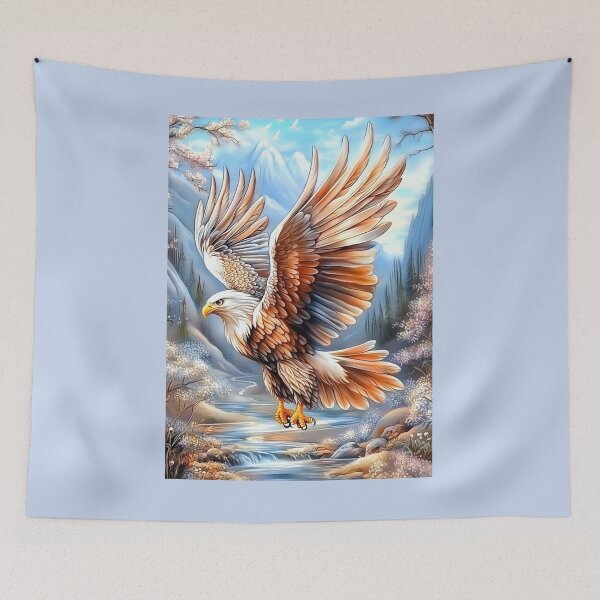 Item preview, Majestic Eagle in Mountain Landscape designed and sold by PetsArt.