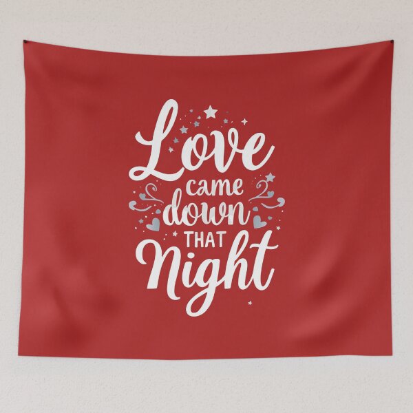 Item preview, Love Came Down That Night Christmas Design designed and sold by TrueImage1.