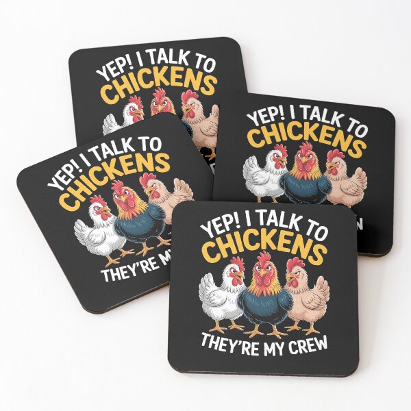 Item preview, Yep! I Talk To Chickens They’re My Crew Funny Chicken Lover Gift designed and sold by TrendPrinter.