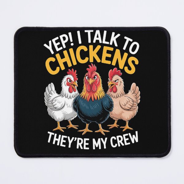 Item preview, Yep! I Talk To Chickens They’re My Crew Funny Chicken Lover Gift designed and sold by TrendPrinter.