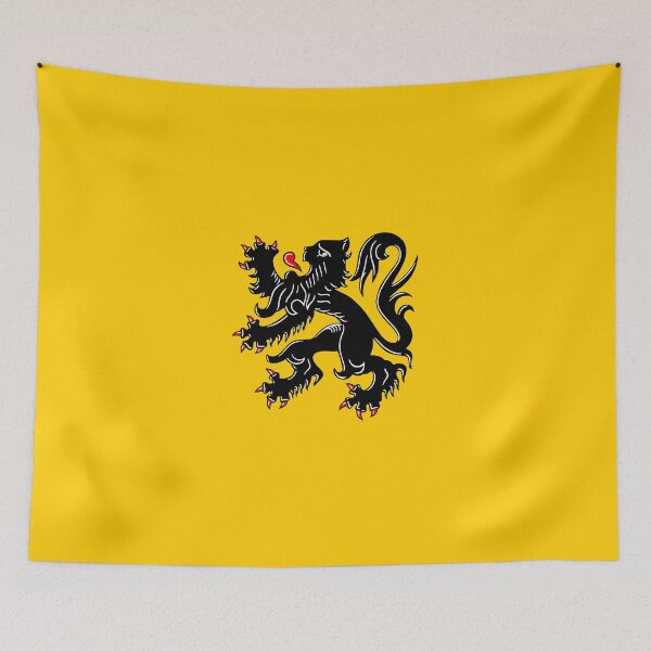 Item preview, Flemish lion from the flag of Flanders - Europe / Spain designed and sold by cvelasco88.