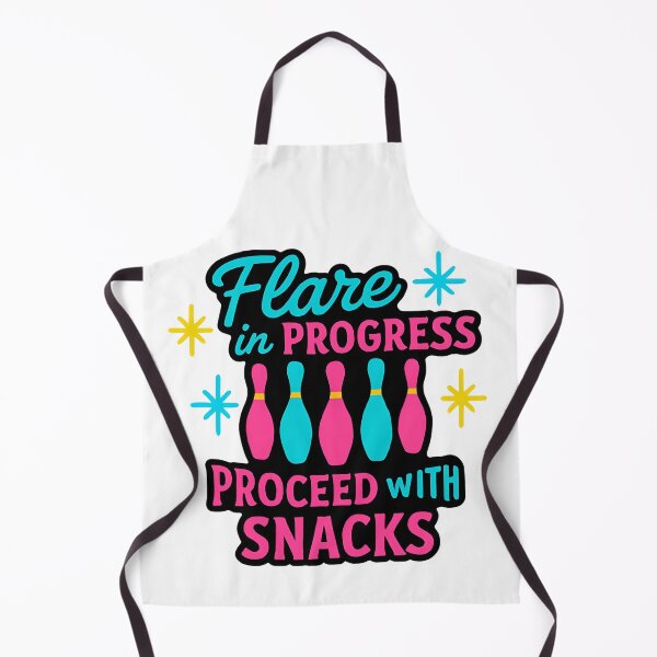 Item preview, Flare in Progress Retro Bowling Design designed and sold by FlaredSpoonie.