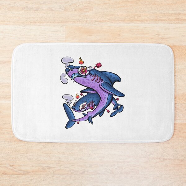 Item preview, Shark Cartoon Chaos Sea Creatures Vibe designed and sold by Oniyasha.