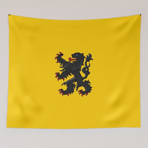 Item preview, Flemish lion from the flag of Flanders - Europe / Spain designed and sold by cvelasco88.