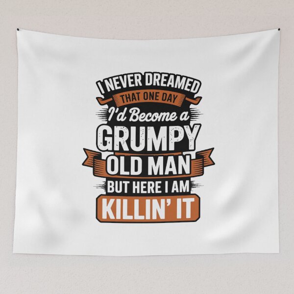 Item preview, Grumpy Old Man T-Shirt | Funny Vintage Quote Shirt for Men | Killin’ It Humor Tee designed and sold by KBDesignLab.
