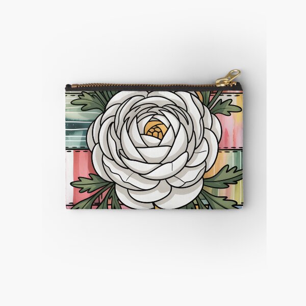 Item preview, White Ranunculus Patchwork designed and sold by JessArty.