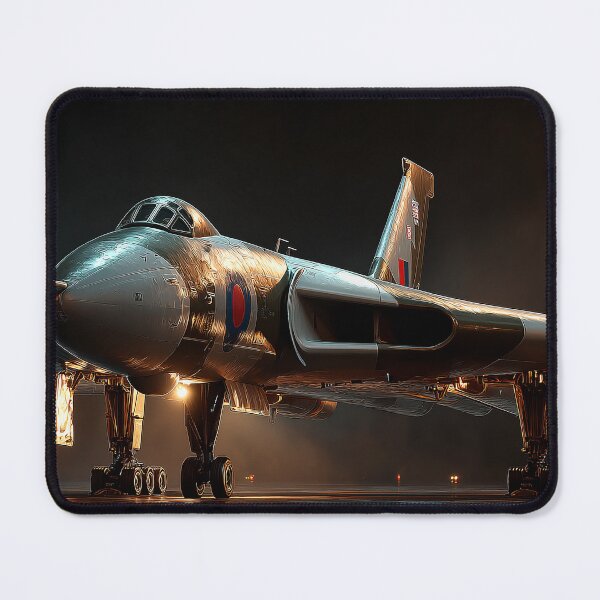 Item preview, British Vulcan At Dawn in Low Visibility designed and sold by Skyframe Aviation.