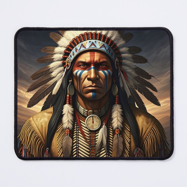 Item preview, Spirit of the Warrior – Native American Strength and Honor designed and sold by PawPrintedArt.