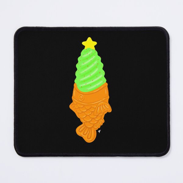 Item preview, Taiyaki Christmas - Black Background  designed and sold by The Abysmall.
