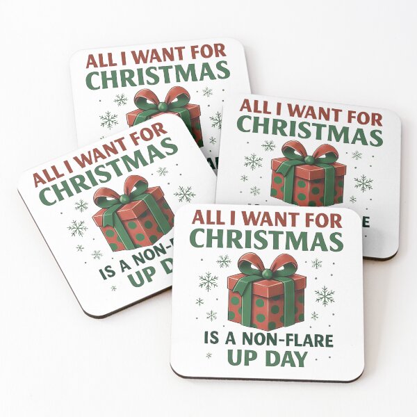 Item preview, All I Want Is a Non-Flare Up Christmas designed and sold by FlaredSpoonie.