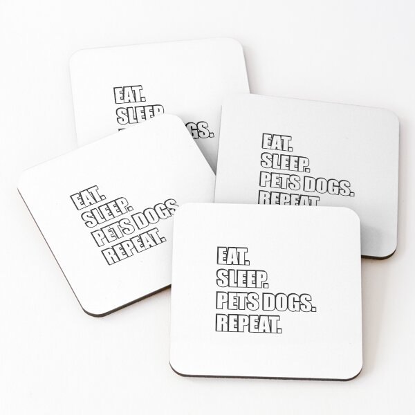 Item preview, Eat Sleep Pets Dogs Repeat - funny dog lover designed and sold by Inspirationmotivation.