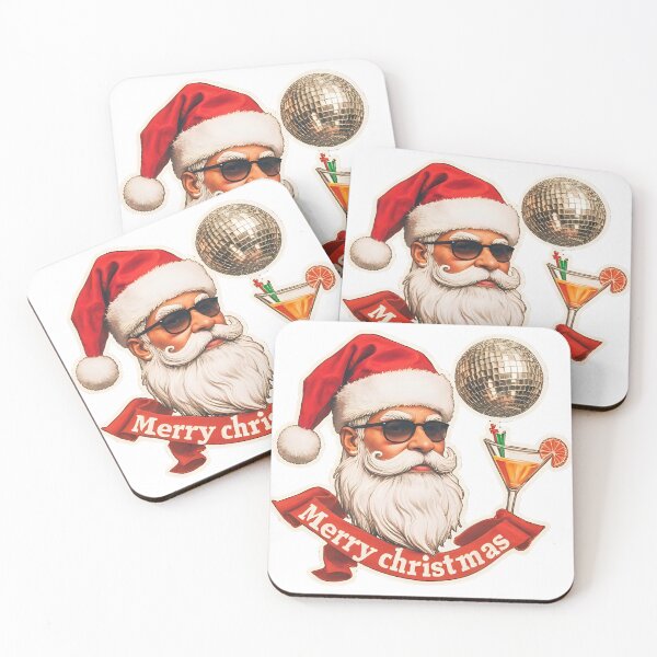 Item preview, Cool Santa Merry Christmas Party Vibes designed and sold by Brainy Bites19.