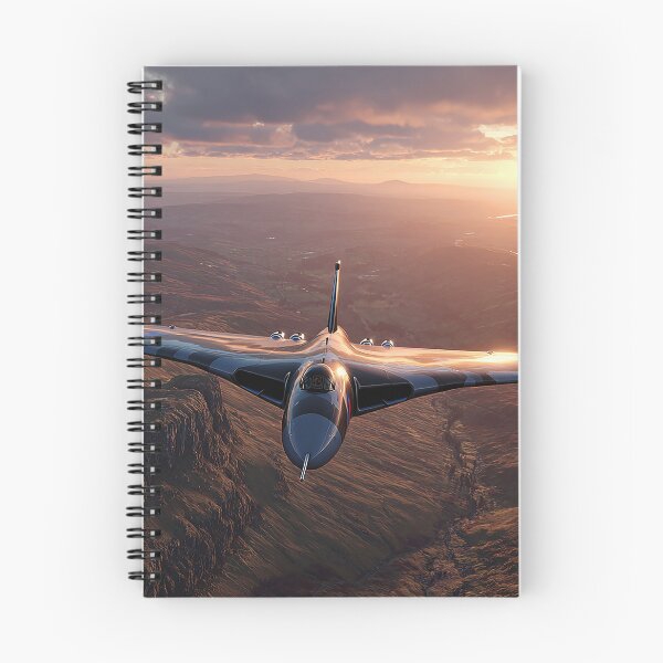 Item preview, The Vulcan Bomber On a Tactical Sortie in the Glow of Sunset designed and sold by Skyframe Aviation.