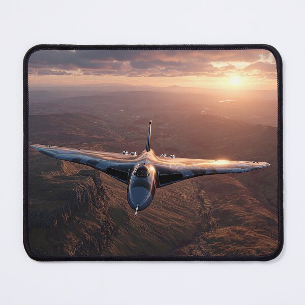 Item preview, The Vulcan Bomber On a Tactical Sortie in the Glow of Sunset designed and sold by Skyframe Aviation.