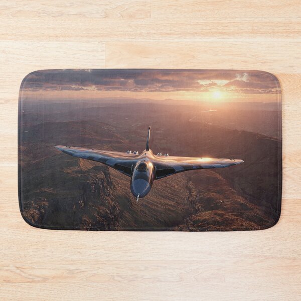 Item preview, The Vulcan Bomber On a Tactical Sortie in the Glow of Sunset designed and sold by Skyframe Aviation.