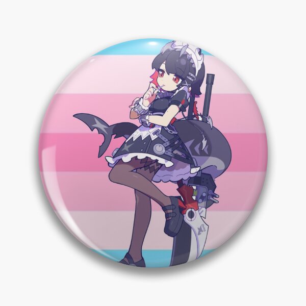 Item preview, Chibi Ellen Joe Transfem flag designed and sold by Abstract Finds.