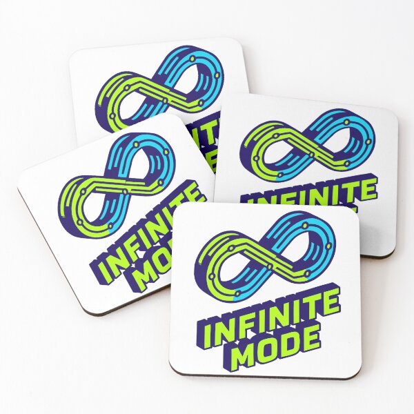 Item preview, Infinite Mode — Neon Futuristic Energy Art designed and sold by DSGIN4YOU.