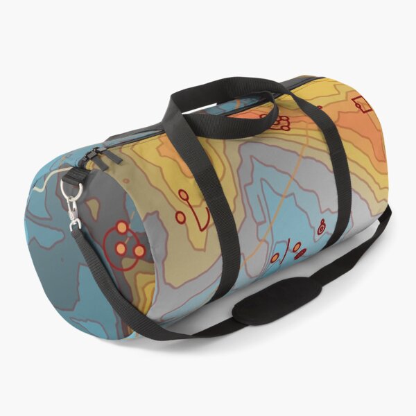 Item preview, Blue/Orange Map designed and sold by Mary Holstege.