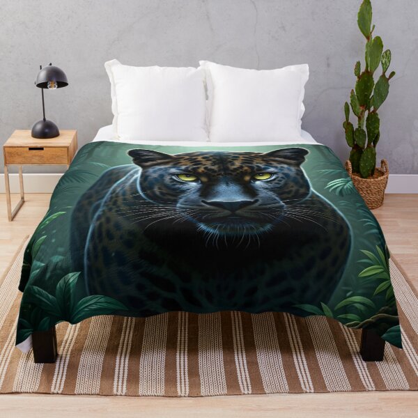 Item preview, Silent Shadow: The Black Panther of the Jungle designed and sold by PawPrintedArt.