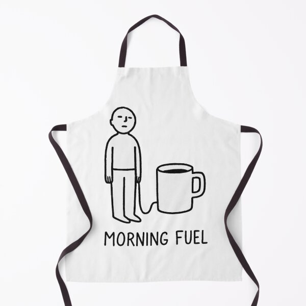 Item preview, Morning Fuel – Minimalist Coffee Lover Illustration designed and sold by OthersideCoffee.
