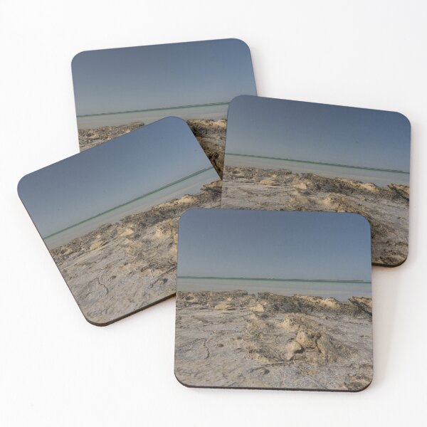 Item preview, Arid Shoreline: Salt Flats Meeting the Shallows designed and sold by Greysline.