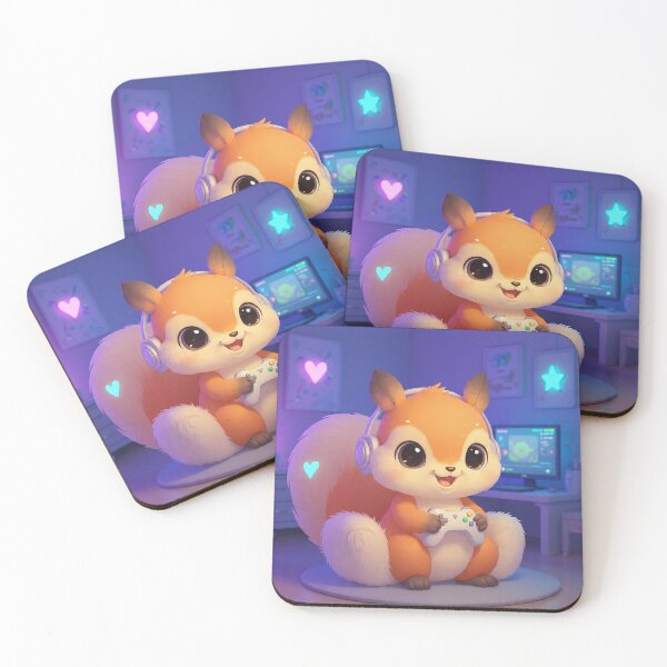 Item preview, Niko Gamer – The cute squirrel in his gaming world designed and sold by Cute-Companions.