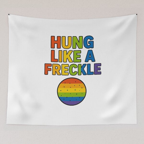 Item preview, HUNG LIKE A FRECKLE! designed and sold by LOST GAY LONDON.