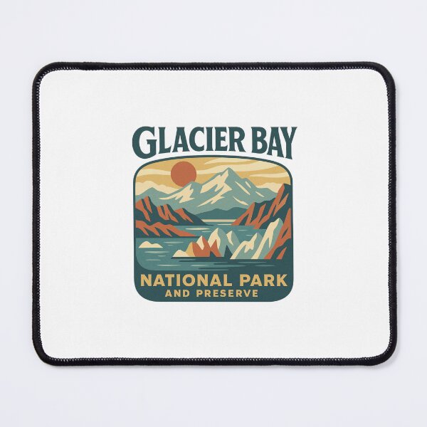 Item preview, Glacier Bay National Park Retro Design designed and sold by Vendeloc.