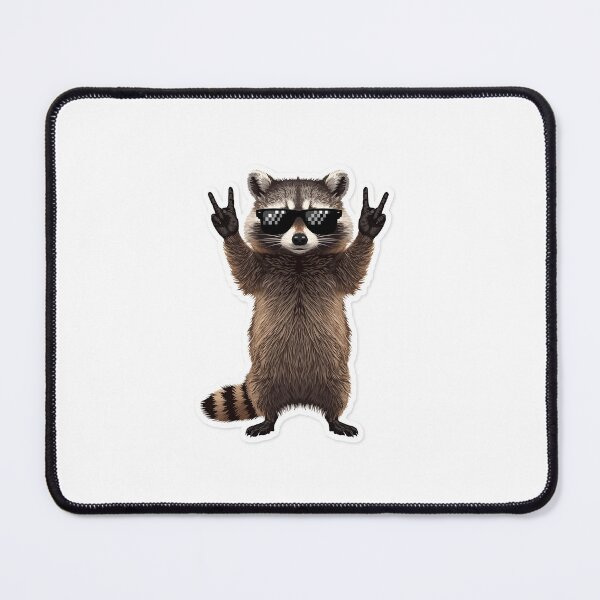 Item preview, Cool Raccoon Sticker designed and sold by EdgeFlow.