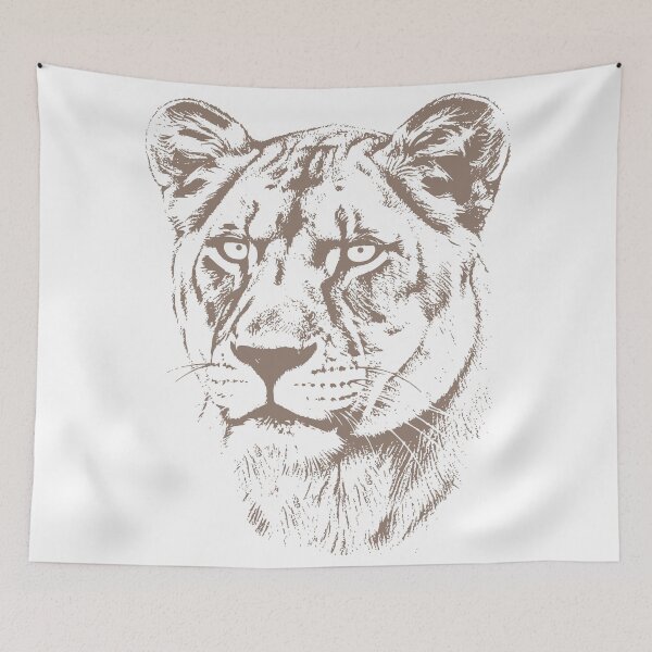 Item preview, Lioness Illustration designed and sold by Zamian86.