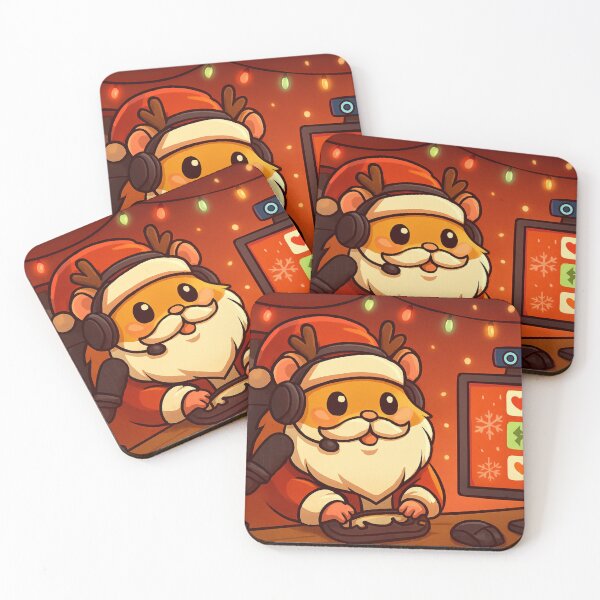 Item preview,  Christmas Hamster Streamer , Funny Gaming Santa Pet Holiday designed and sold by E.D.CH designs..