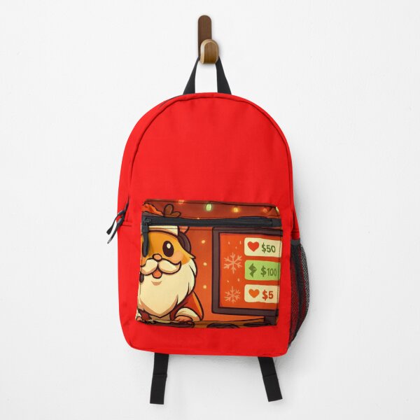 Item preview, Christmas Hamster Streamer , Funny Gaming Santa Pet Holiday designed and sold by E.D.CH designs..