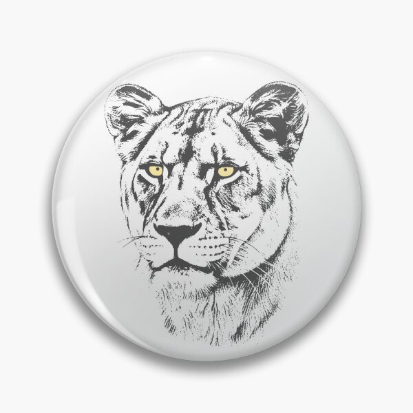 Item preview, Lioness Yellow Eyes designed and sold by Zamian86.