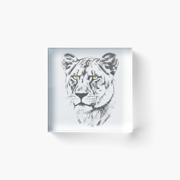 Item preview, Lioness Yellow Eyes designed and sold by Zamian86.