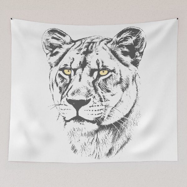 Item preview, Lioness Yellow Eyes designed and sold by Zamian86.