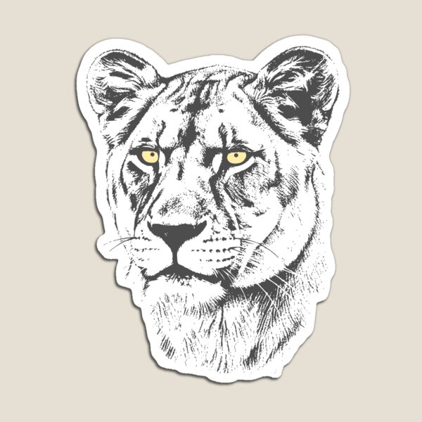 Item preview, Lioness Yellow Eyes designed and sold by Zamian86.
