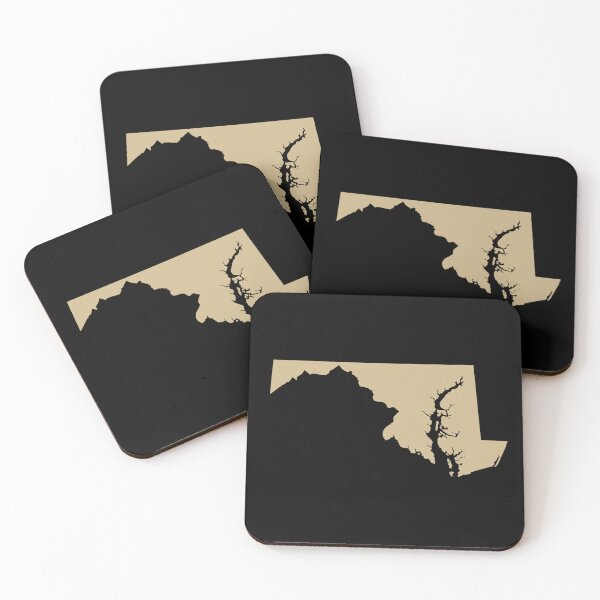 Item preview, Maryland Map Silhouette – Minimal Red designed and sold by Paper Drip.