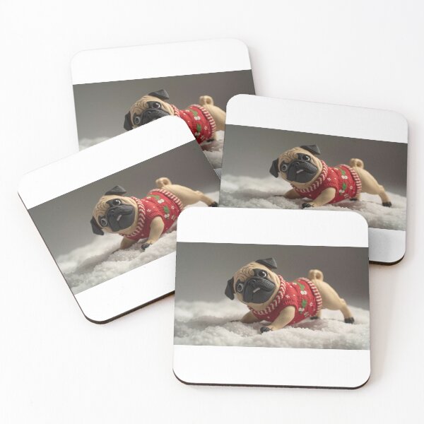 Item preview, clay snow pug designed and sold by PugsRus.
